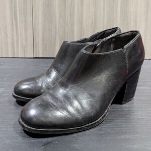 Clarks Black Ankle Boots